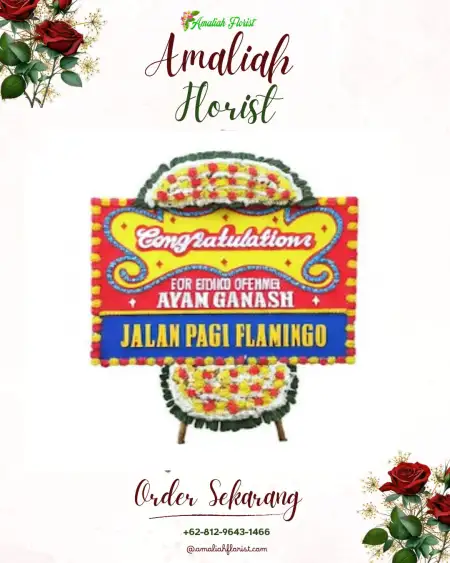 Sewa Papan Bunga Sabandar